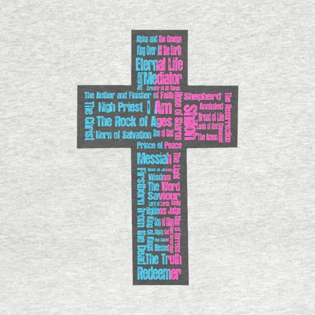 Names of Jesus Cross by AlondraHanley